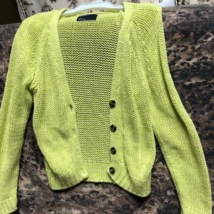 American Eagle Yarn Knit Sweater Cardigan